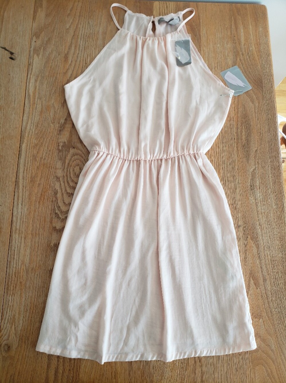 Forever 21 Light Pink Ruched Mini Dress